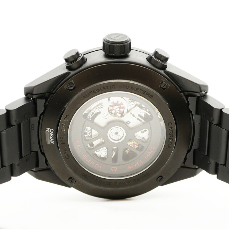 TAG Heuer Calibre 01 CAR2A91 鏤空錶盤男士腕錶-5