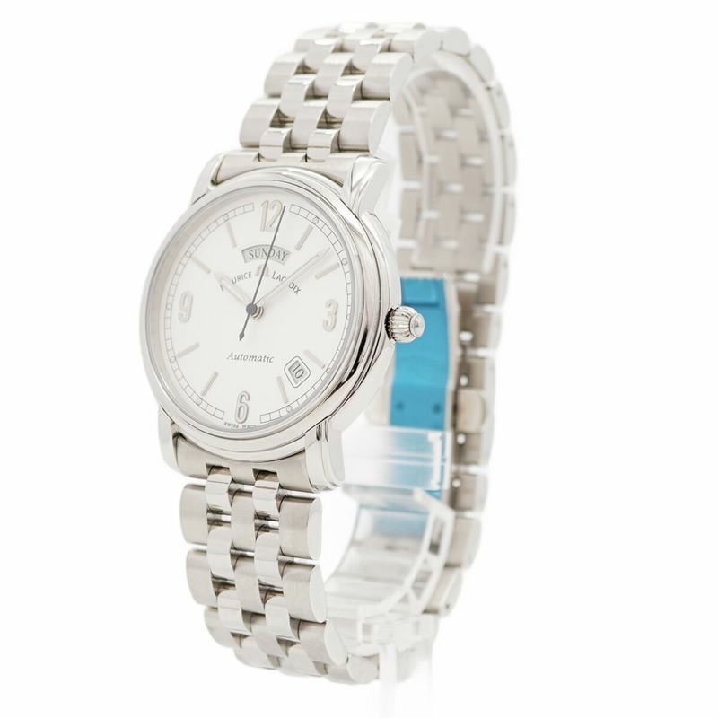 Maurice Lacroix Pontos 09777 銀色錶盤男士腕錶-2