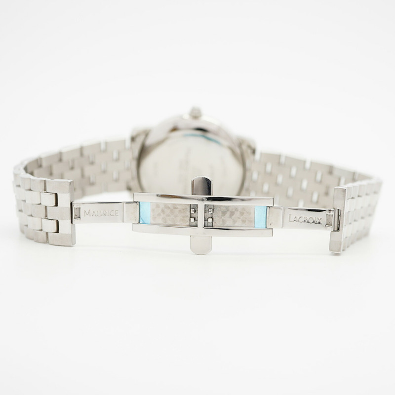 Maurice Lacroix Pontos 09777 銀色錶盤男士腕錶-4