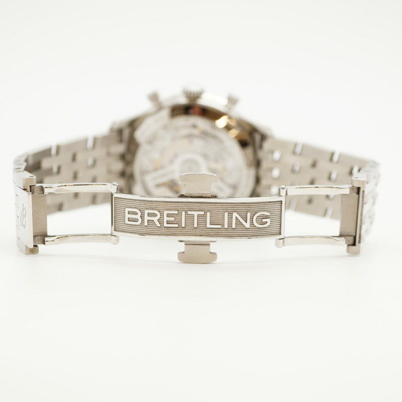 百年靈 Navitimer AB0139 綠色錶盤男士腕錶-4