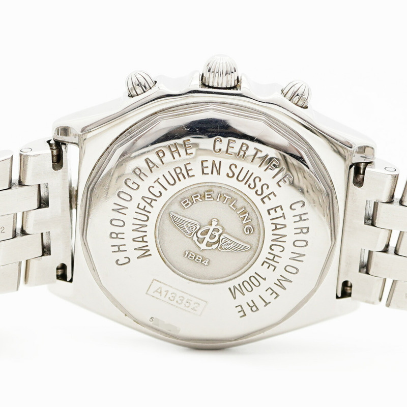 百年靈 Chronomat A13352 白色錶盤男士腕錶-5