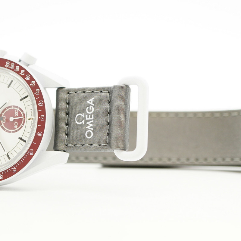 Swatch x Omega 冥王星任務 SO33M101 白色錶盤男士腕錶-4