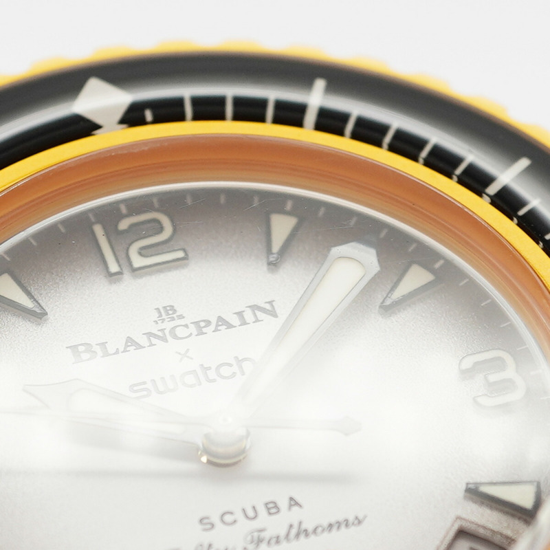 Swatch x Blancpain 太平洋系列 SO35P100 白色錶盤男士腕錶-5