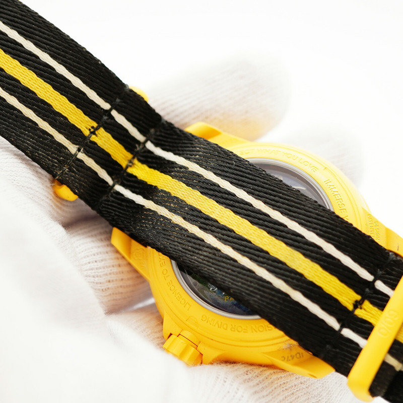 Swatch x Blancpain 太平洋系列 SO35P100 白色錶盤男士腕錶-6