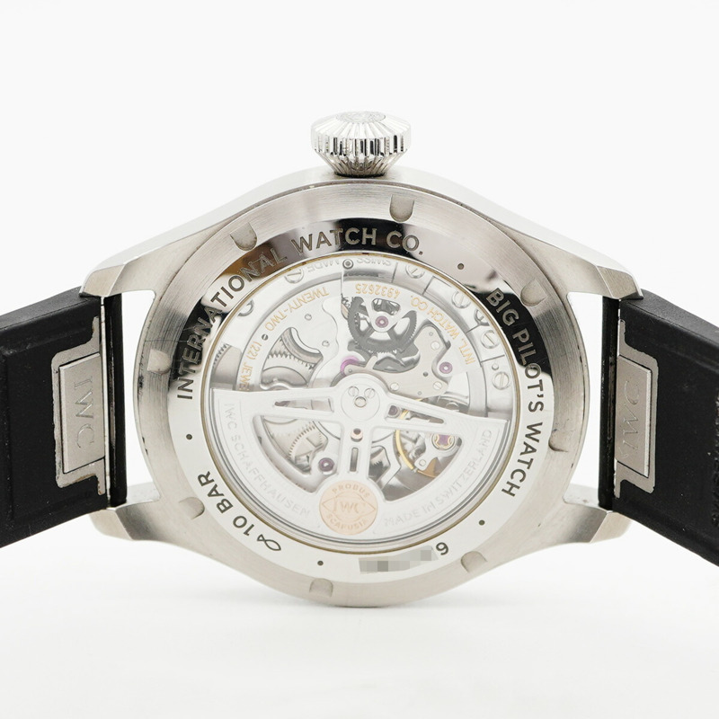 IWC 沙夫豪森飛行員手錶 IW329303 海軍藍錶盤 男士-5