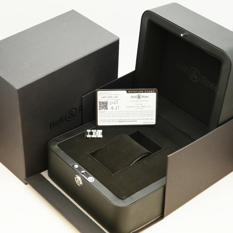 Bell & Ross BR05 鑲鑽黑色錶盤男士腕錶-1