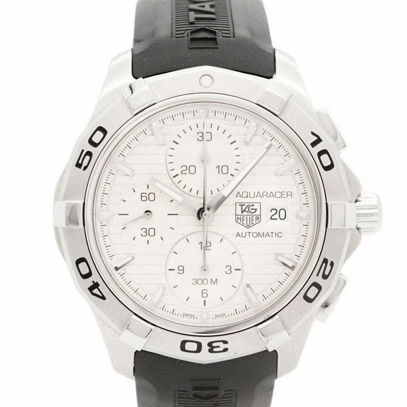 TAG Heuer Aquaracer CAP2111 銀色錶盤男士手錶-0