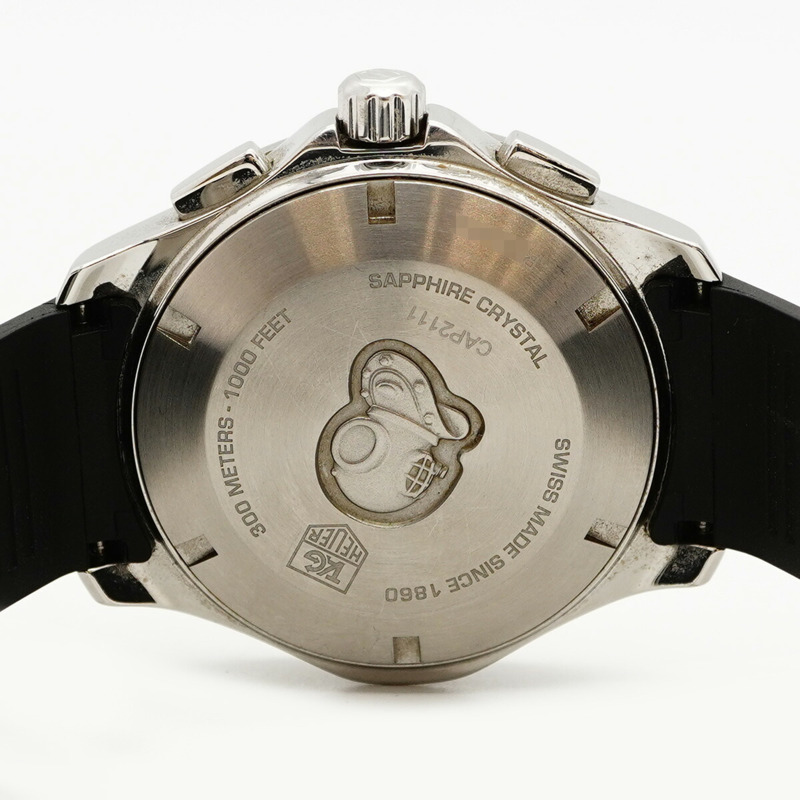TAG Heuer Aquaracer CAP2111 銀色錶盤男士手錶-5
