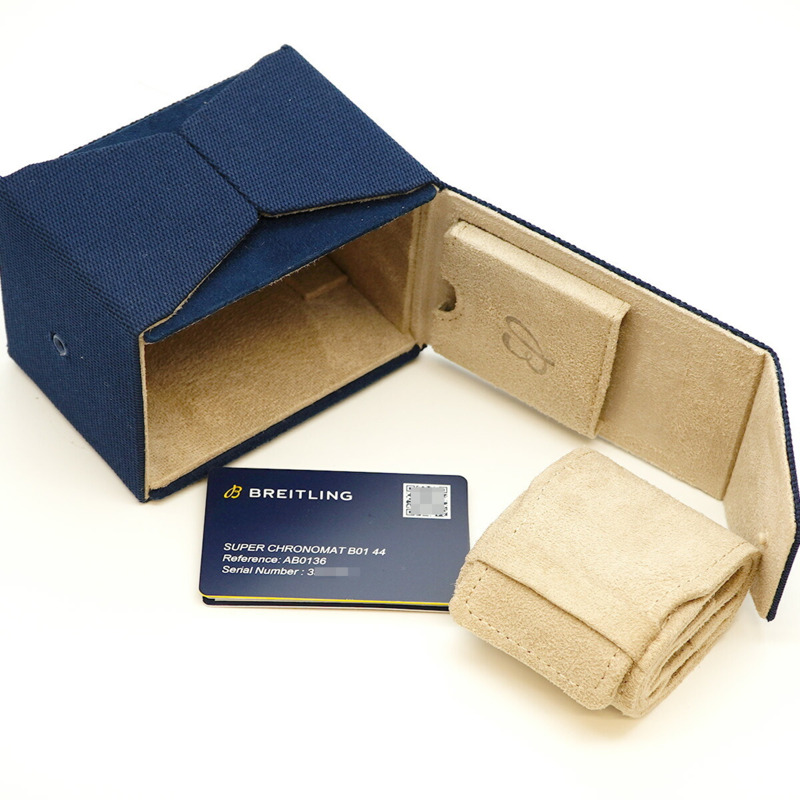 百年靈超級計時腕錶 AB0136 黑色錶盤男錶-1