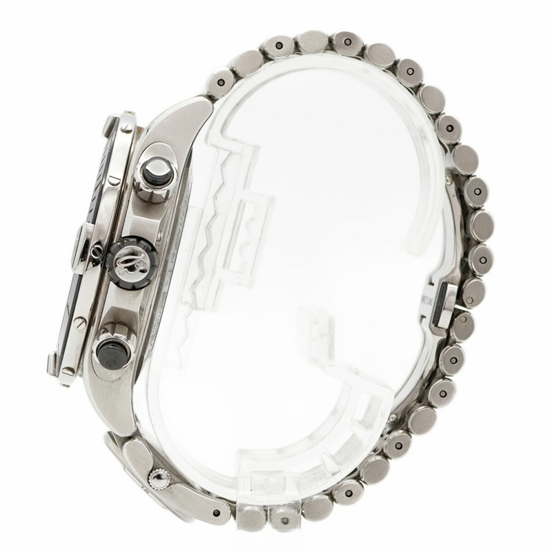 百年靈超級計時腕錶 AB0136 黑色錶盤男錶-9