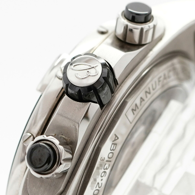 百年靈超級計時腕錶 AB0136 黑色錶盤男錶-11