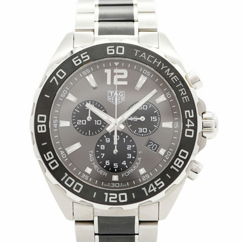 TAG Heuer Formula 1 CAZ1011 男士灰色錶盤腕錶-0
