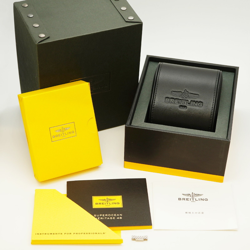 百年靈超級海洋系列 A17320 藍色錶盤男士腕錶-1