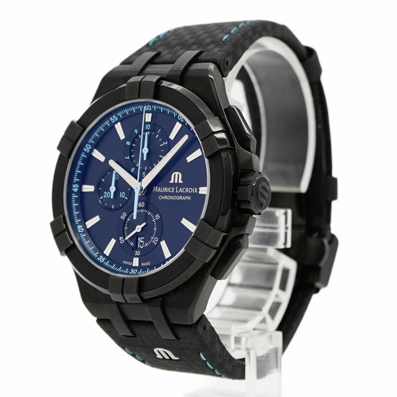 Maurice Lacroix Aicon AI1018-PVB01-337-1 黑色錶盤男士腕錶-2