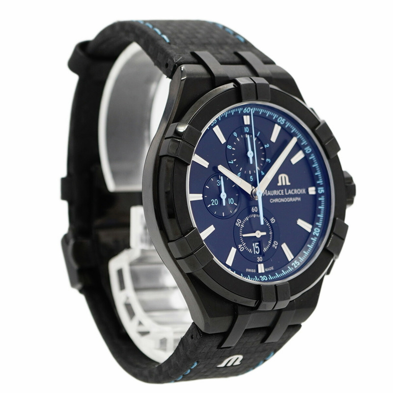 Maurice Lacroix Aicon AI1018-PVB01-337-1 黑色錶盤男士腕錶-3