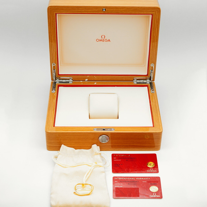 歐米茄超霸系列 323.30.40.40.06.001 灰色錶盤男士腕錶-1