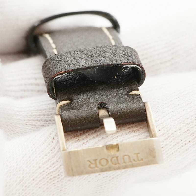 帝舵碧灣系列五十年代79010SG灰色錶盤男士腕錶-7