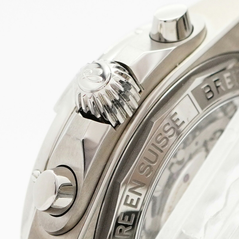 百年靈 Chronomat EB0134 男士腕錶，灰色錶盤-9