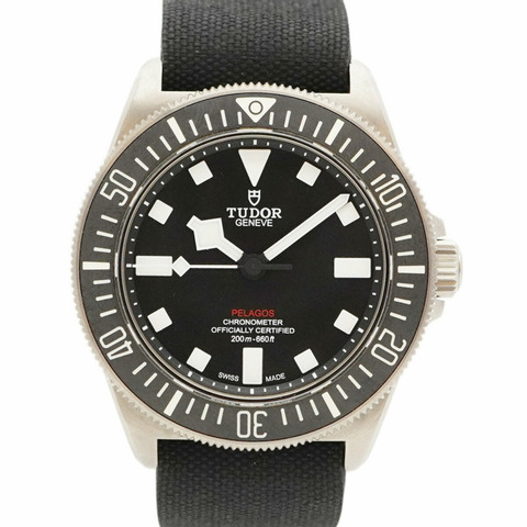 帝舵 Pelagos 25717N 黑色錶盤男士腕錶
