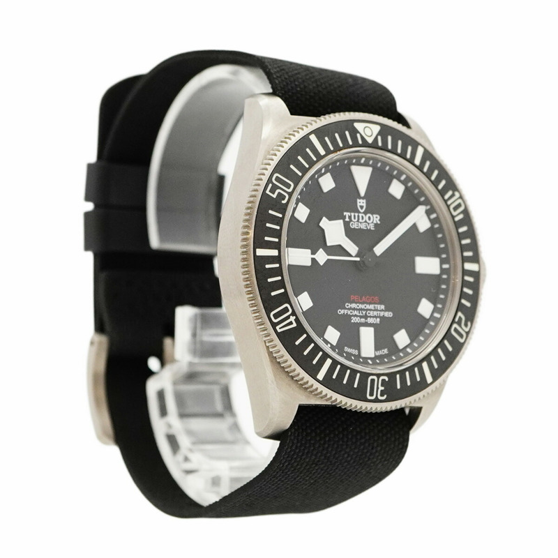 帝舵 Pelagos 25717N 黑色錶盤男士腕錶-3