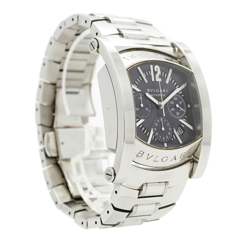 寶格麗 Assioma AA48SCH 男士腕錶，灰色錶盤-3