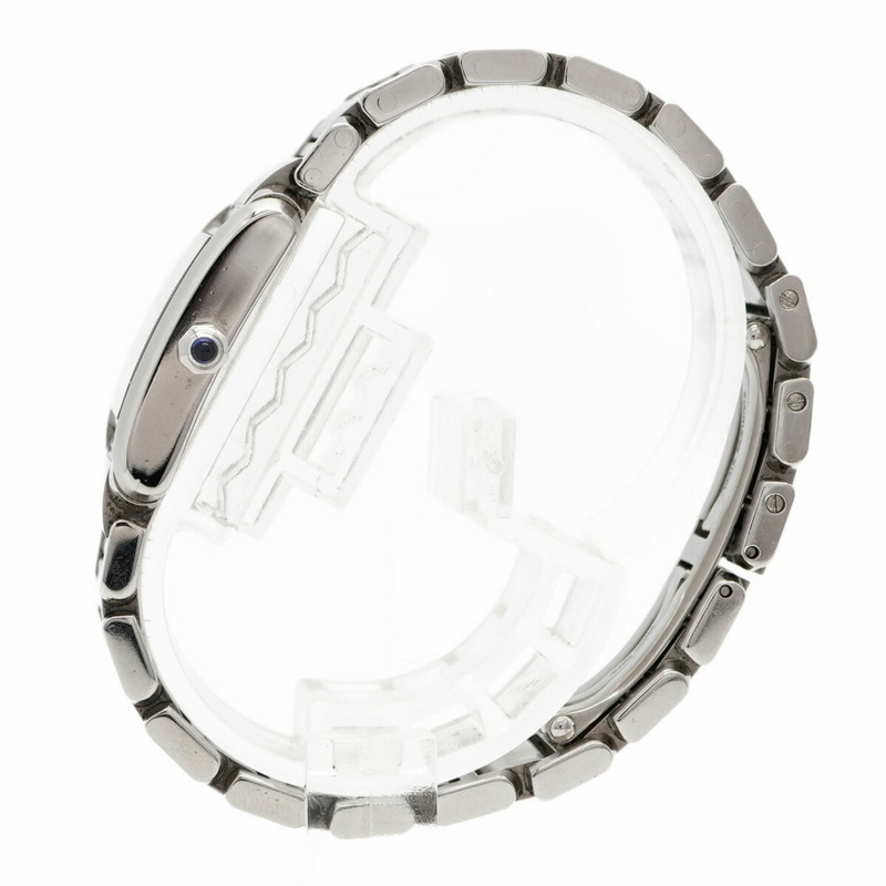 卡地亞 Tank Française SM W51008Q3 白色錶盤女錶-8