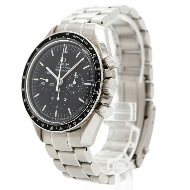 歐米茄超霸系列3570.50黑色錶盤男士腕錶-1