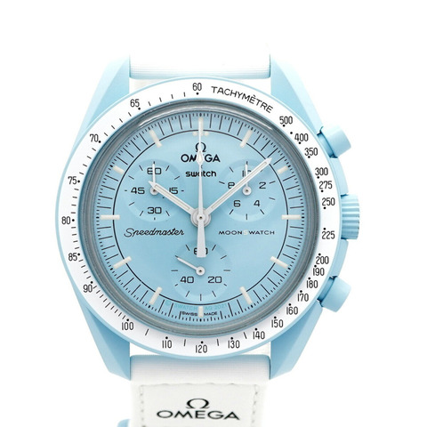 Swatch x Omega Mission Touranos SO33L100 藍色錶盤男士腕錶