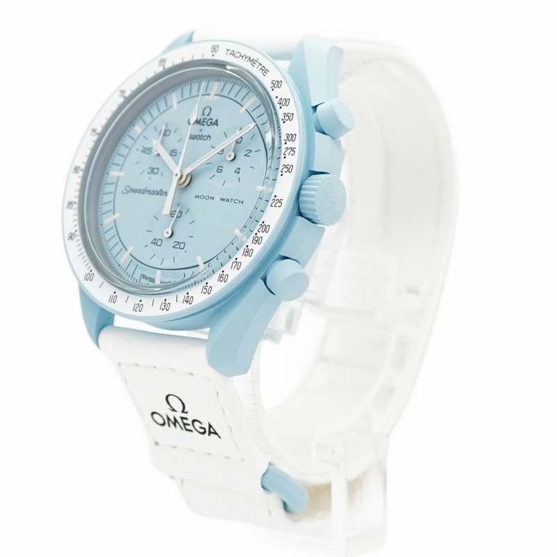 Swatch x Omega Mission Touranos SO33L100 藍色錶盤男士腕錶-1