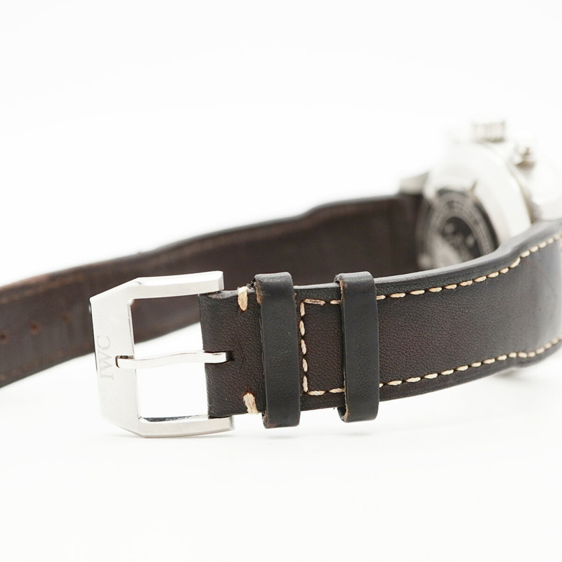 沙夫豪森IWC飛行員腕錶IW377706藍色錶盤男士腕錶-3