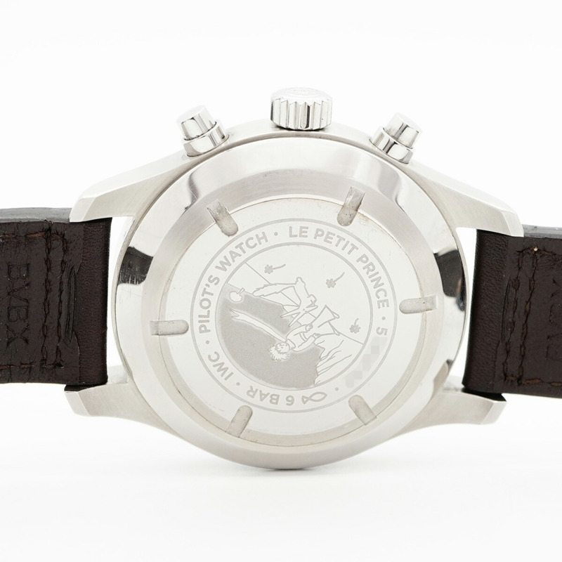 沙夫豪森IWC飛行員腕錶IW377706藍色錶盤男士腕錶-4