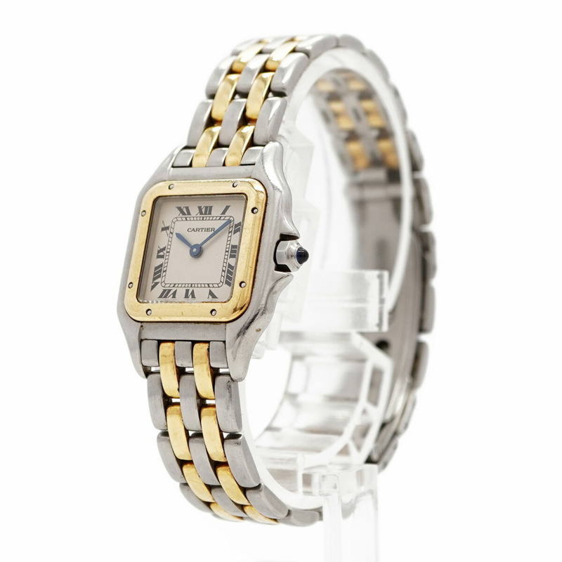 卡地亞 Panthere SM W25029B6 象牙色錶盤小姐腕錶-1