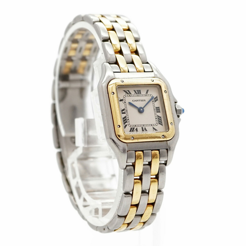 卡地亞 Panthere SM W25029B6 象牙色錶盤小姐腕錶-2