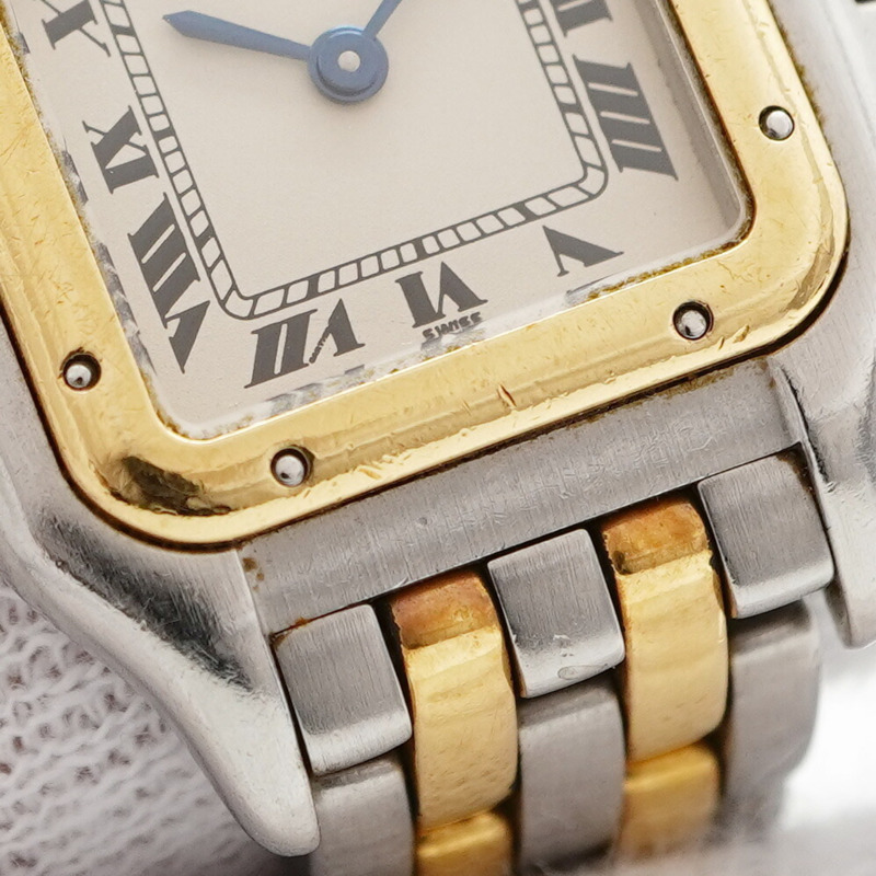 卡地亞 Panthere SM W25029B6 象牙色錶盤小姐腕錶-6