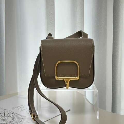 HERMES Della mini - 灰金 U