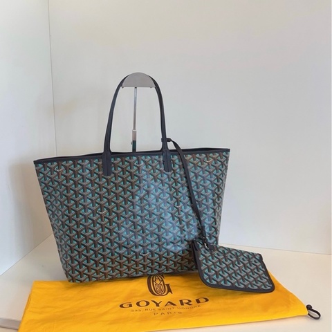 Goyard戈雅 波普綠Saint Louis Tote子母購物袋