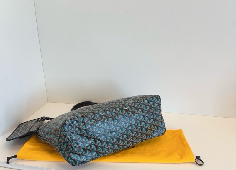 Goyard戈雅 波普綠Saint Louis Tote子母購物袋-3