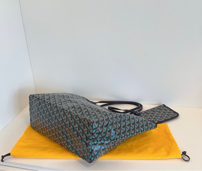 Goyard戈雅 波普綠Saint Louis Tote子母購物袋-4