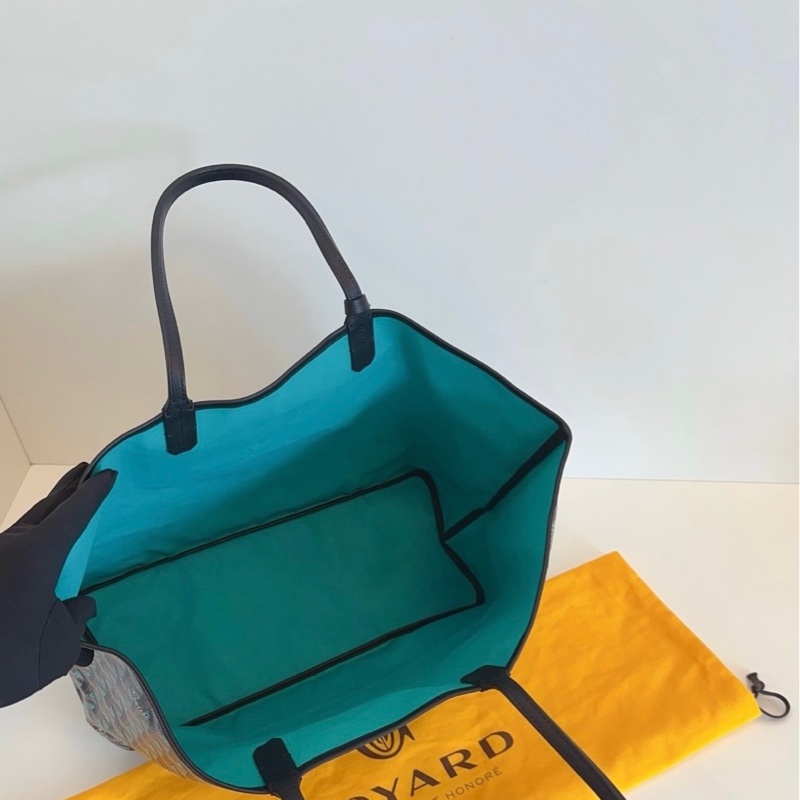 Goyard戈雅 波普綠Saint Louis Tote子母購物袋-5