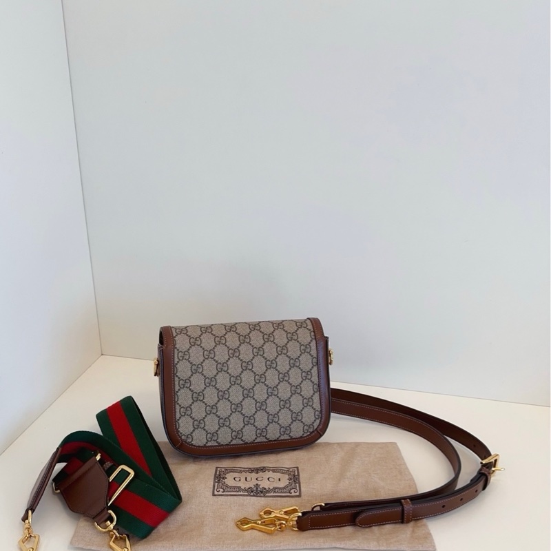 GUCCI 古馳 新款 馬銜扣1955 mini 迷你馬鞍包-1