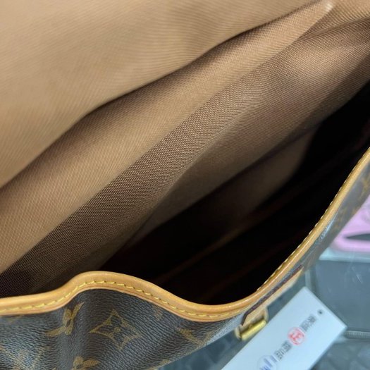 ㊣東區正精品㊣LV M42256 原花雙面小馬鞍包斜背包 RZ6049-3