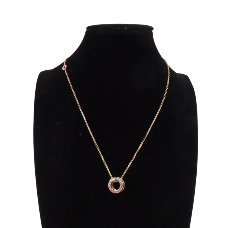 BVLGARI 18K白金/黃金/玫瑰金B-zero1 Perfect Mistake Necklace項鏈-9