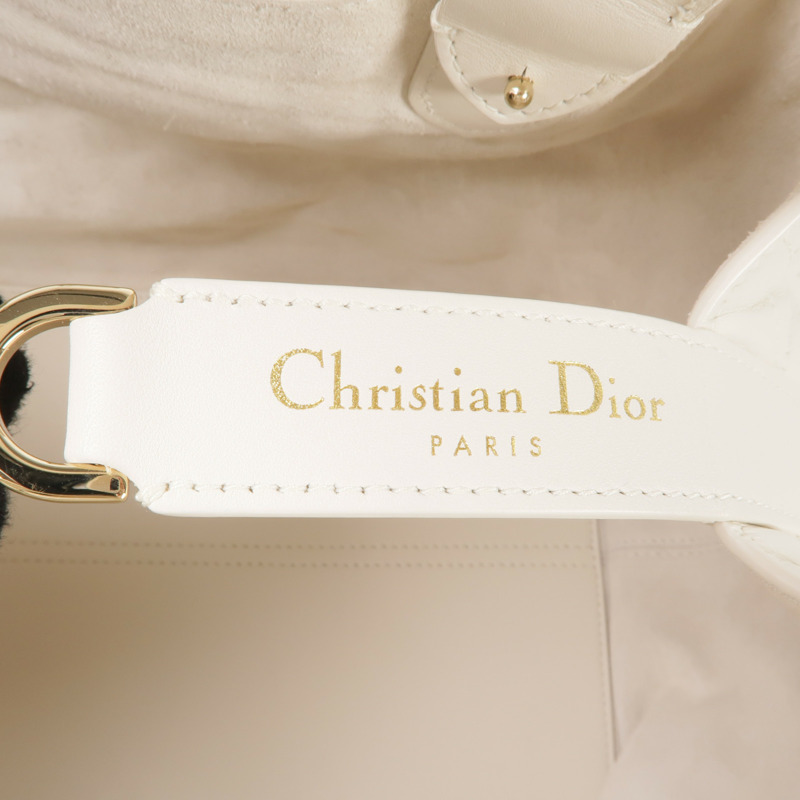 Dior 羊皮皮革Toujours金扣手挽袋-5