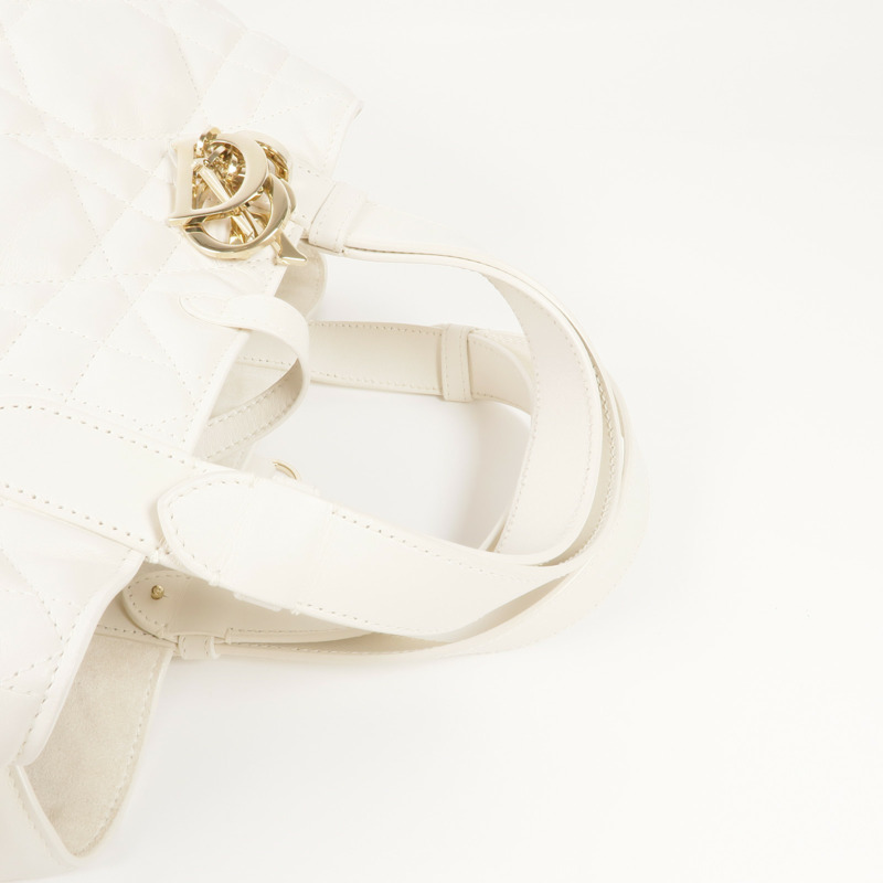 Dior 羊皮皮革Toujours金扣手挽袋-7