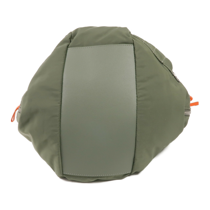 LOEWE 尼龍Hammock Reversible銀扣手挽肩背兩用袋-3