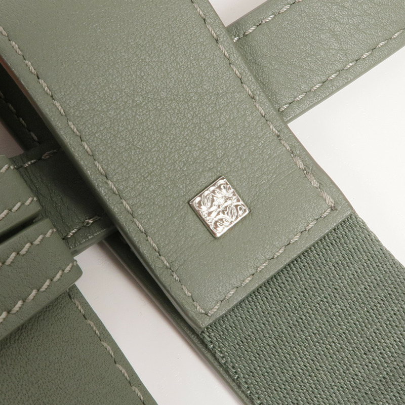 LOEWE 尼龍Hammock Reversible銀扣手挽肩背兩用袋-10