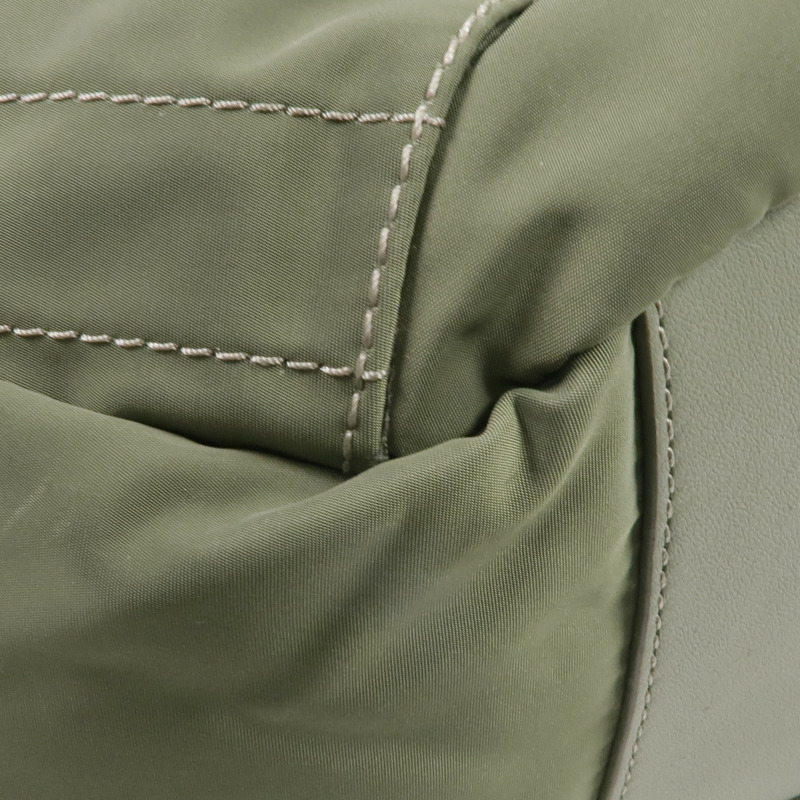 LOEWE 尼龍Hammock Reversible銀扣手挽肩背兩用袋-12