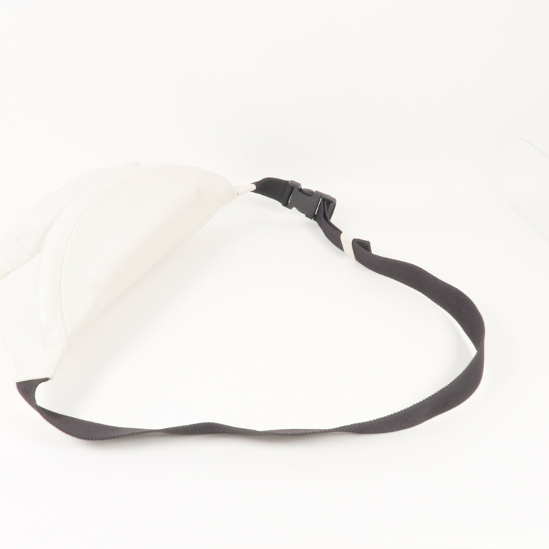 BALENCIAGA 牛皮皮革Waist Bag銀扣腰包-4