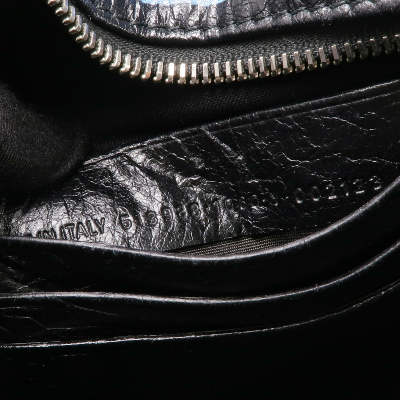 BALENCIAGA 牛皮皮革2 Way Shoulder銀扣手挽肩背兩用袋-9