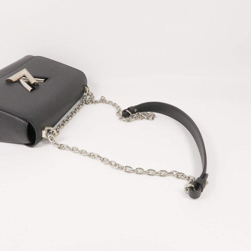 LOUIS VUITTON Epi Twist MM銀扣手挽肩背兩用袋-4